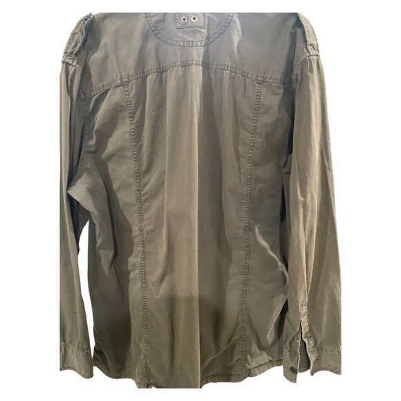 Converse One StarOlive Green Military Style Jacket - Size XL (EUC) - Picture 2 of 4